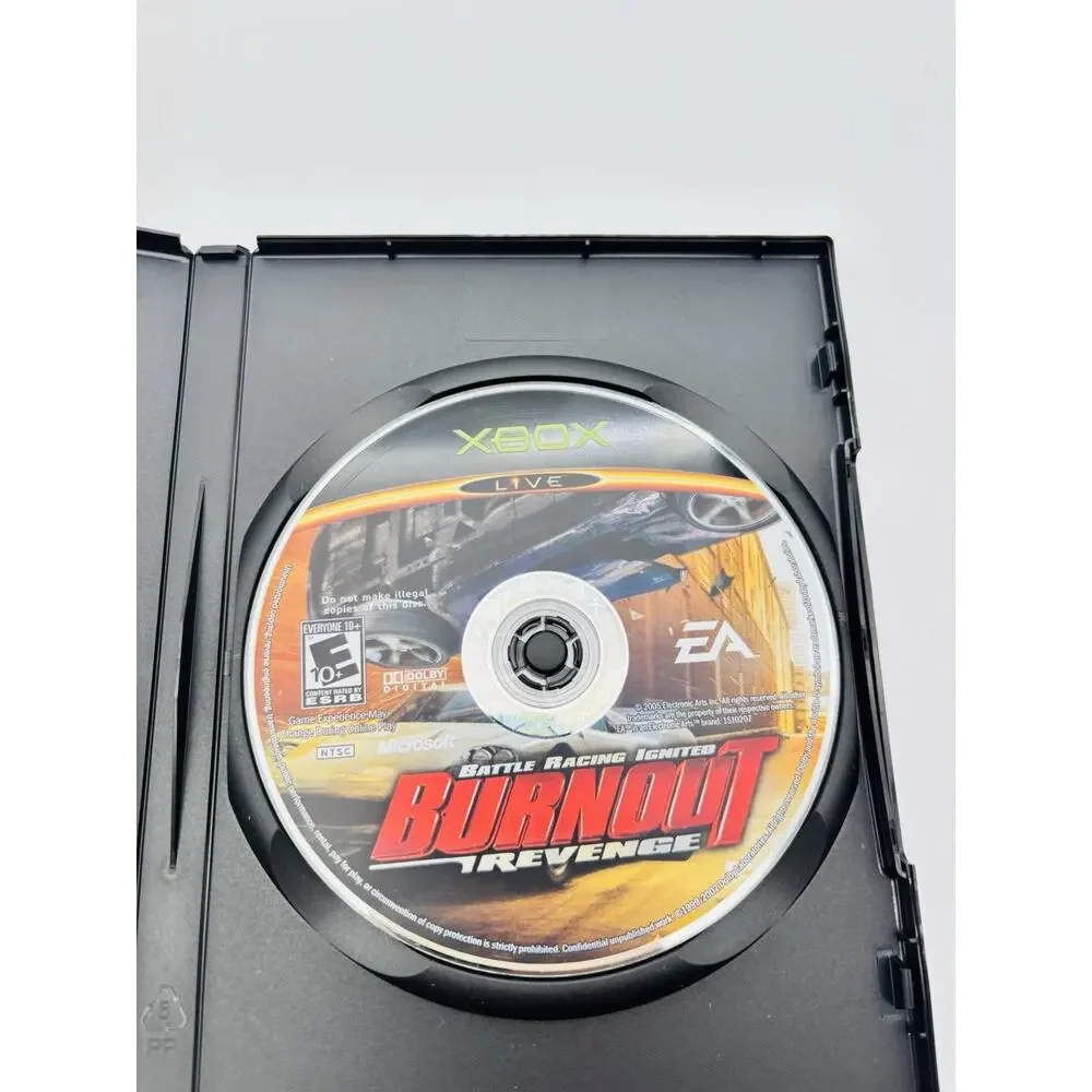 Burnout Revenge (Xbox 2005) Disc Only Tested Works VG Condition